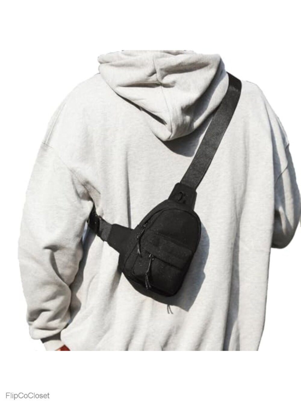 Mini Nylon Crossbody Sling Bag for Women Men, Phone Holder, Water Resistant